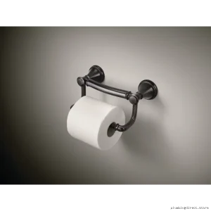 Delta Safety Toilet Paper Holder with Support Bar - Bronze