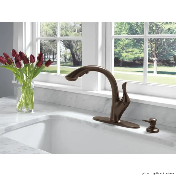 Elegant Wall-Mounted Soap Lotion Dispenser - Venetian Bronze RP1002RB Delta - Image 3