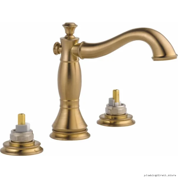 Cassidy Widespread Bathroom Faucet Handleless Design Champagne Bronze Finish Delta 3597LF-CZMPU-LHP - Image 3