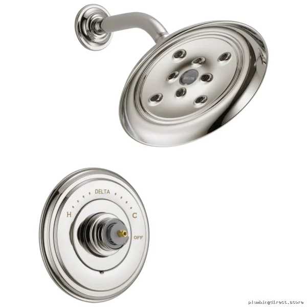 Delta Cassidy 14 Series Polished Nickel Shower Trim Kit No Handle T14297-PNLHP - Image 2