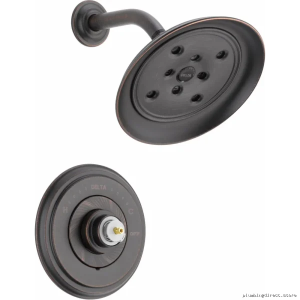 Delta Cassidy Monitor 14 Series Shower Trim Kit - Venetian Bronze Handle-Free Design T14297-RBLHP