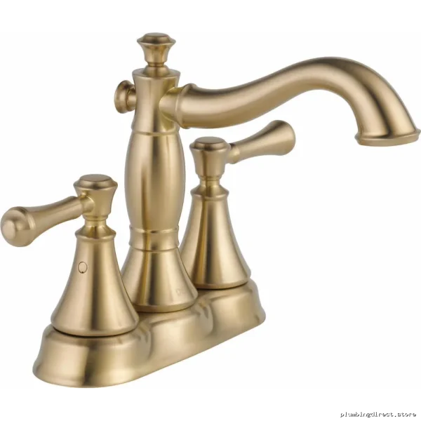 Delta Cassidy Champagne Bronze Centerset Bathroom Sink Faucet