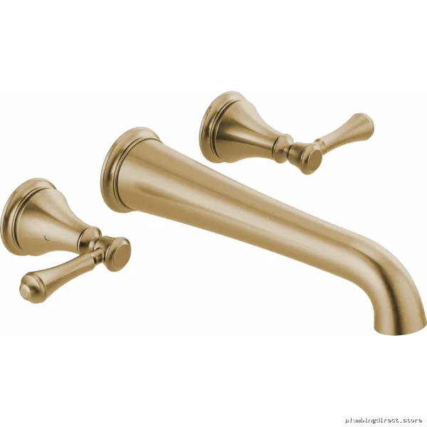Delta Champagne Bronze Wall Mount Tub Filler Trim T5797-CZWL Cassidy