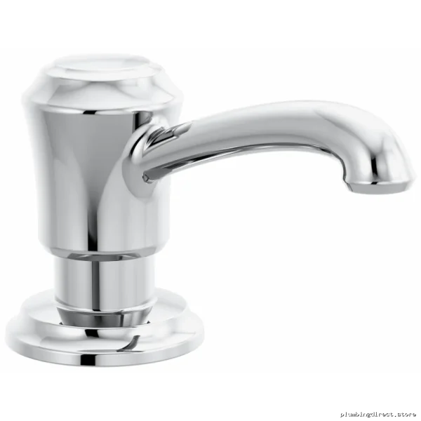 Cassidy Chrome Soap Dispenser | Lumicoat Finish, Sleek Delta Design