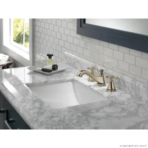 Delta Cassidy Cross Polished Nickel Kitchen Handles - Pair