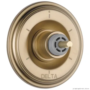 Delta Cassidy Handle-Free 6-Way Diverter Trim in Champagne Bronze T11997-CZLHP
