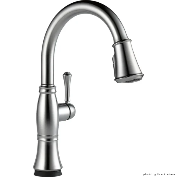 Delta Cassidy Touch Kitchen Faucet w/Pull-Down Spray & Arctic Stainless Finish - Image 4