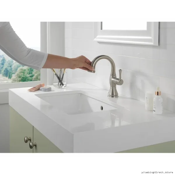 Delta Cassidy Single-Hole Pull-Down Spray Faucet – Durable Stainless Steel Design - Image 2