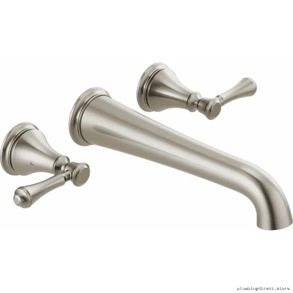 Delta Cassidy Stainless Steel Wall-Mount Bath Tub Filler Trim T5797-SSWL - Image 2