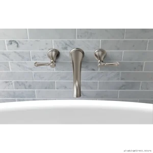 Delta Cassidy Stainless Steel Wall-Mount Bath Tub Filler Trim T5797-SSWL