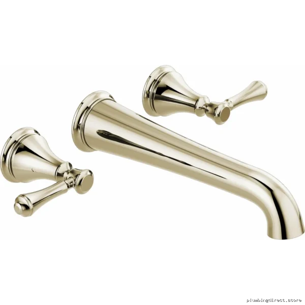 Delta T5797-PNWL Modern Wall-Mount Tub Filler Trim in Polished Nickel - Cassidy Design