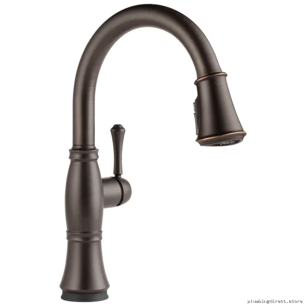 Delta Cassidy Touch Kitchen Faucet with Pulldown Spray - Venetian Bronze Finish 9197T-RB-DST - Image 2