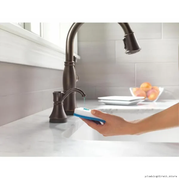 Delta Cassidy Touch Kitchen Faucet with Pulldown Spray - Venetian Bronze Finish 9197T-RB-DST - Image 3