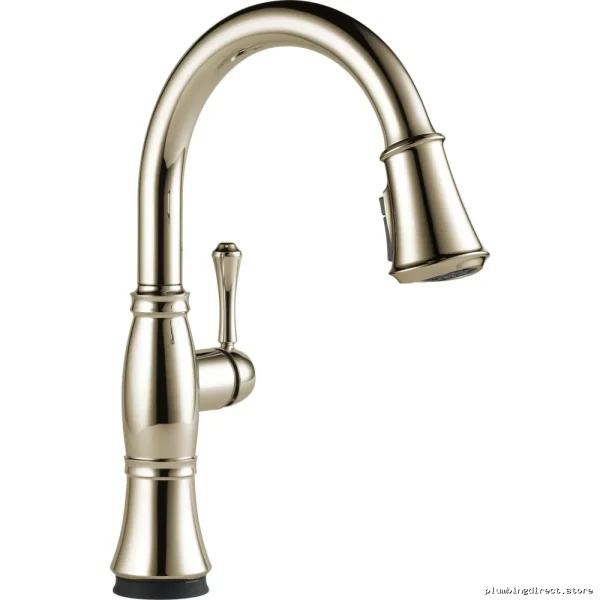 Delta Cassidy Touch Kitchen Faucet: Polished Nickel, Pulldown Spray 9197T-PN-PR - Image 2
