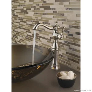 Delta Cassidy Polished Nickel Vessel Sink Faucet 797LF-PN