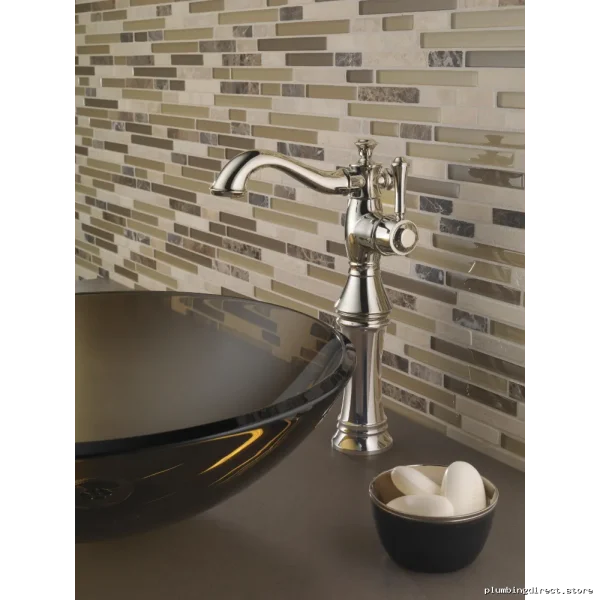 Delta Cassidy Polished Nickel Vessel Sink Faucet 797LF-PN - Image 3