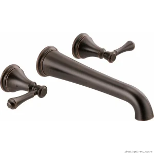 Delta Cassidy Wall Mount Tub Filler Trim - Venetian Bronze Bathroom Faucet Trim T5797-RBWL