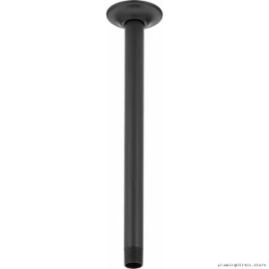 Ceiling Mount Shower Arm & Flange Kit (14) - Matte Black Finish Delta