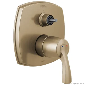 Delta Champagne Bronze 3-Function Shower Diverter Trim No Handle T24876-CZLHP