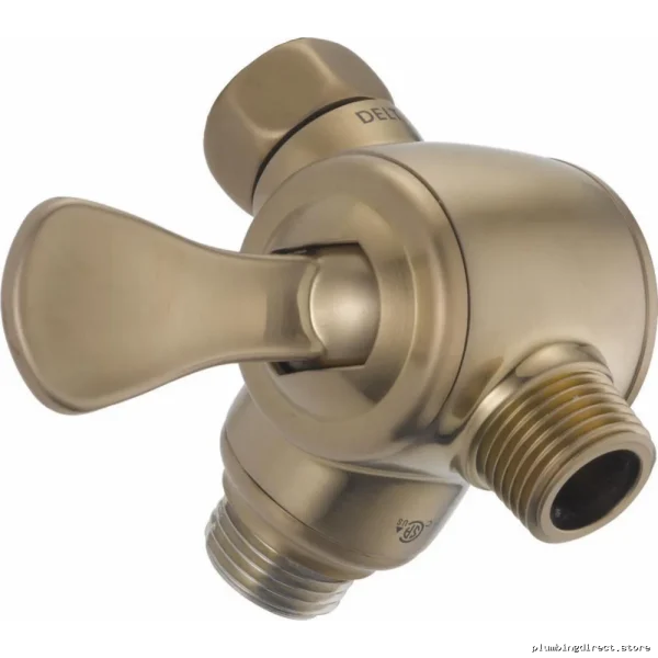 Delta Champagne Bronze 3-Way Shower Diverter with Hand Shower Arm U4929-CZ-PK