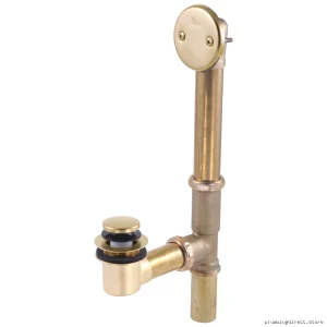 Delta Champagne Bronze Toe Drain & Overflow Bath Stopper RP693CZ