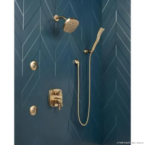 Delta Champagne Bronze Round Body Spray Trim - HydraChoice T50010-CZ