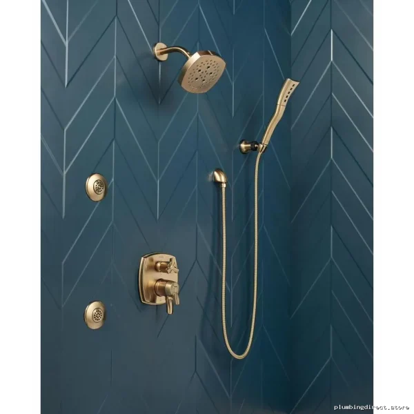 Delta Champagne Bronze Round Body Spray Trim - HydraChoice T50010-CZ