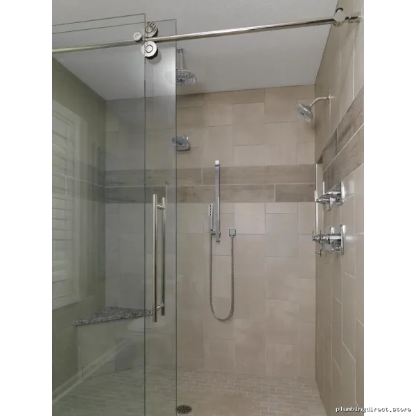 Champagne Bronze 6-Piece Ceiling Mount Shower Arm Set - Durable Delta Design