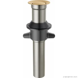 Delta Champagne Bronze Pop-Up Drain with Overflow Protection