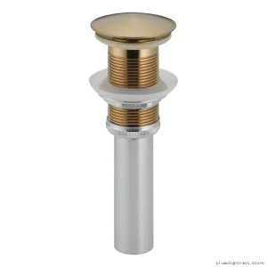 Delta Champagne Bronze Push Pop-Up Drain with Overflow 72172-CZ