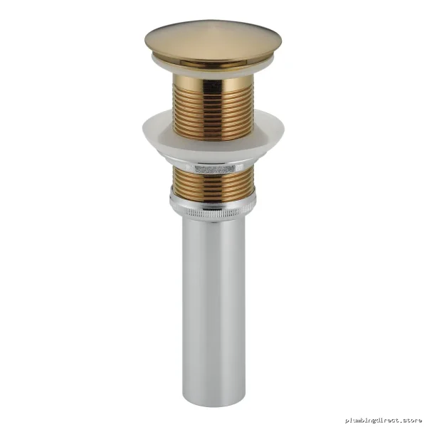 Delta Champagne Bronze Push Pop-Up Drain with Overflow 72172-CZ