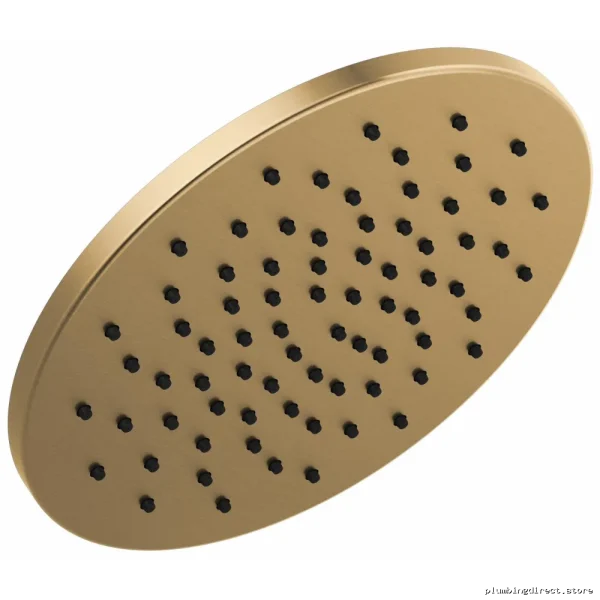 Delta Fixed-Spray Rainfall Shower Head in Champagne Bronze Finish - Image 3