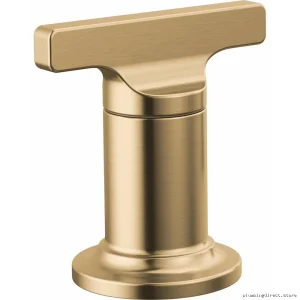 Delta Champagne Bronze Roman Tub Filler with T-Lever Handle H590CZ-PR