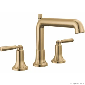 Delta Champagne Bronze Saylor Roman Tub Trim T2736-CZ - Elegant Bath Upgrade