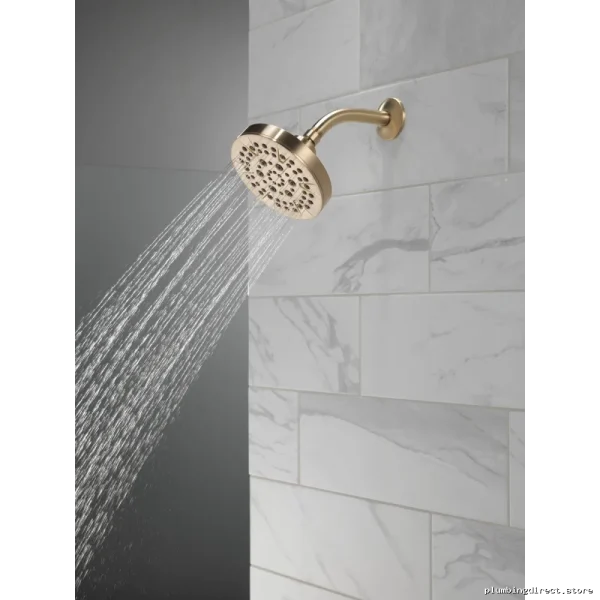 Delta Adjustable Shower Head 52535-CZ - 5 Settings & 1.75 GPM in Champagne Bronze - Image 3