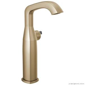 Delta Single-Handle Vessel Sink Faucet in Champagne Bronze Finish - Modern Bathrooms