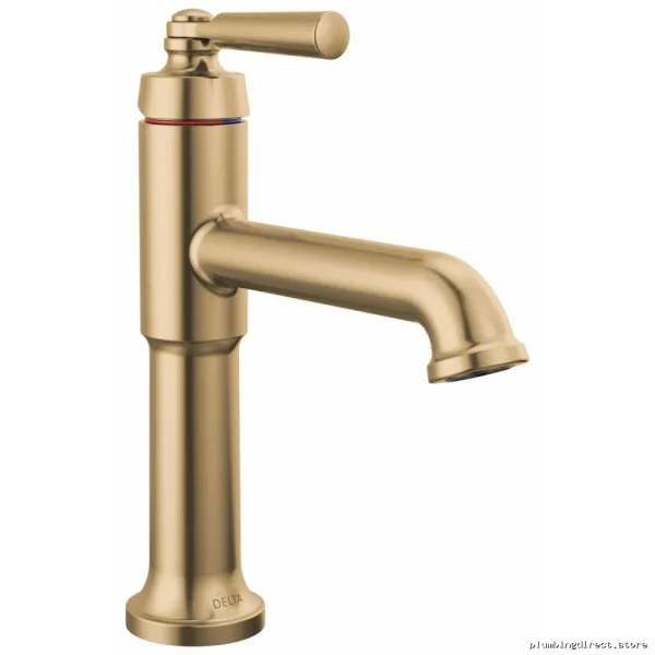 Delta Champagne Bronze Single Hole Bathroom Faucet 536-CZMPU-DST Saylor - Image 2