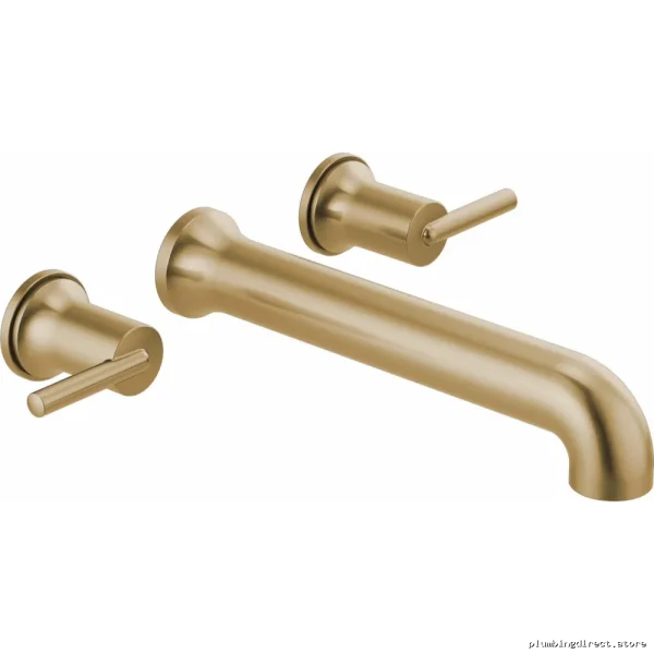 Delta Wall Mount Tub Filler Trim in Champagne Bronze