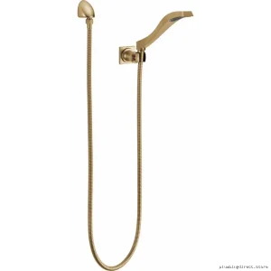 Delta Chrome Plated Wall Mounted Hand Shower in Champagne Bronzed