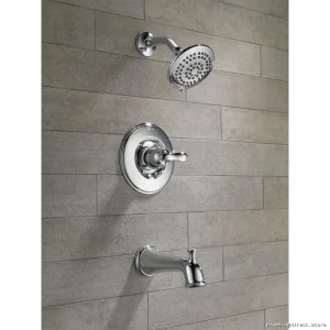 Chrome Tub & Shower Trim 14 Series Linden Monitor - T14494 Delta