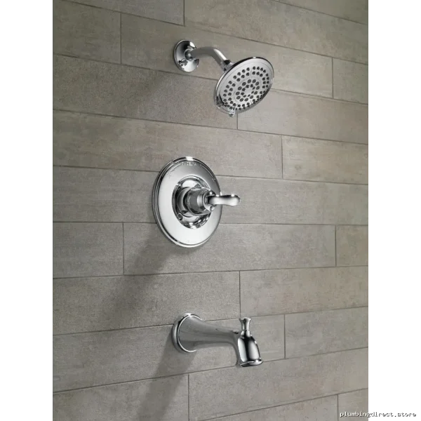 Chrome Tub & Shower Trim 14 Series Linden Monitor - T14494 Delta