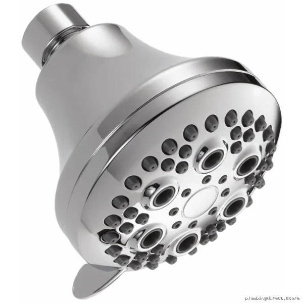 Delta Chrome 1.5 GPM Shower Head - 5 Water-Saving Settings for Efficient Use - Image 2