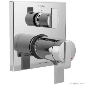 Delta Chrome 3-Setting Diverter Trim for TempAssure 17T Series Valve