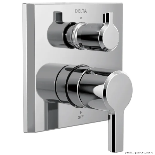 Delta Chrome Three Way Diverting Valve Trim - Monitor Series