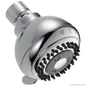 Delta Chrome 4-Spray Showerhead with Adjustable Settings 52102-MB