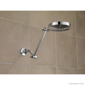 Delta Chrome Adjustable Shower Arm Extension with Mounting Bracket UA902-PK