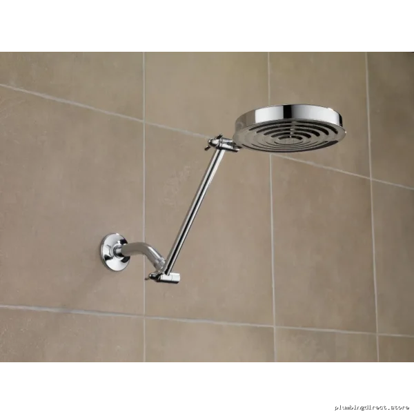 Delta Chrome Adjustable Shower Arm Extension with Mounting Bracket UA902-PK