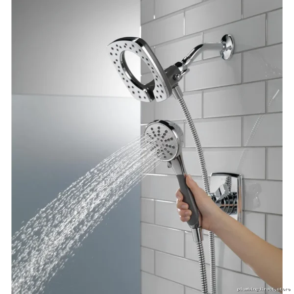 Chrome Shower Trim 17 Series T17264-I Delta with In2ition Technology - Ashlyn Monitor