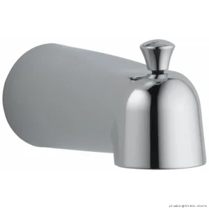 Delta Chrome Bath Spout with Pull-Up Diverter RP48718