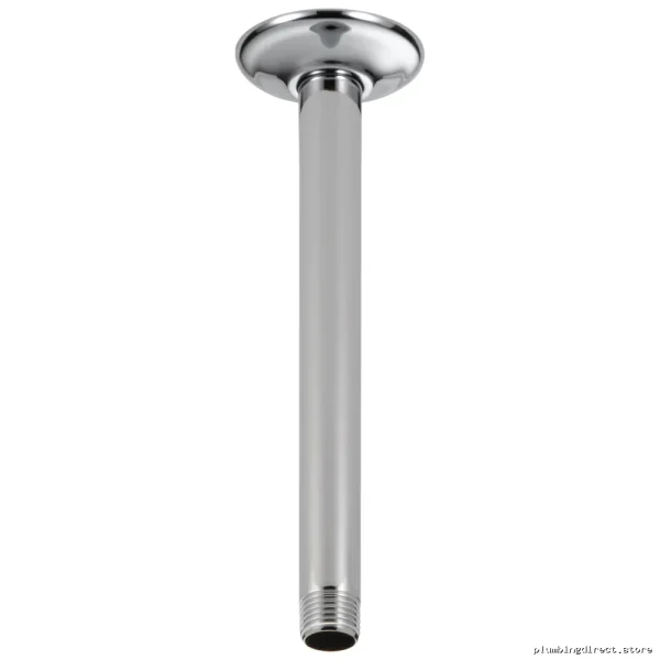 Delta Ceiling Mount Shower Arm & Flange Set - Chrome Finish U4999 - Image 2
